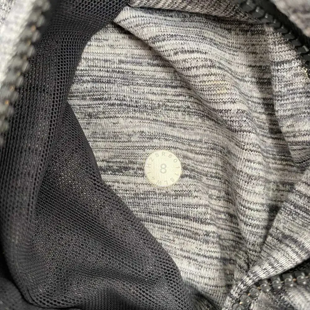 lululemon Gray Athletic Zip-Up Jacket | Women’s Regular Size 8